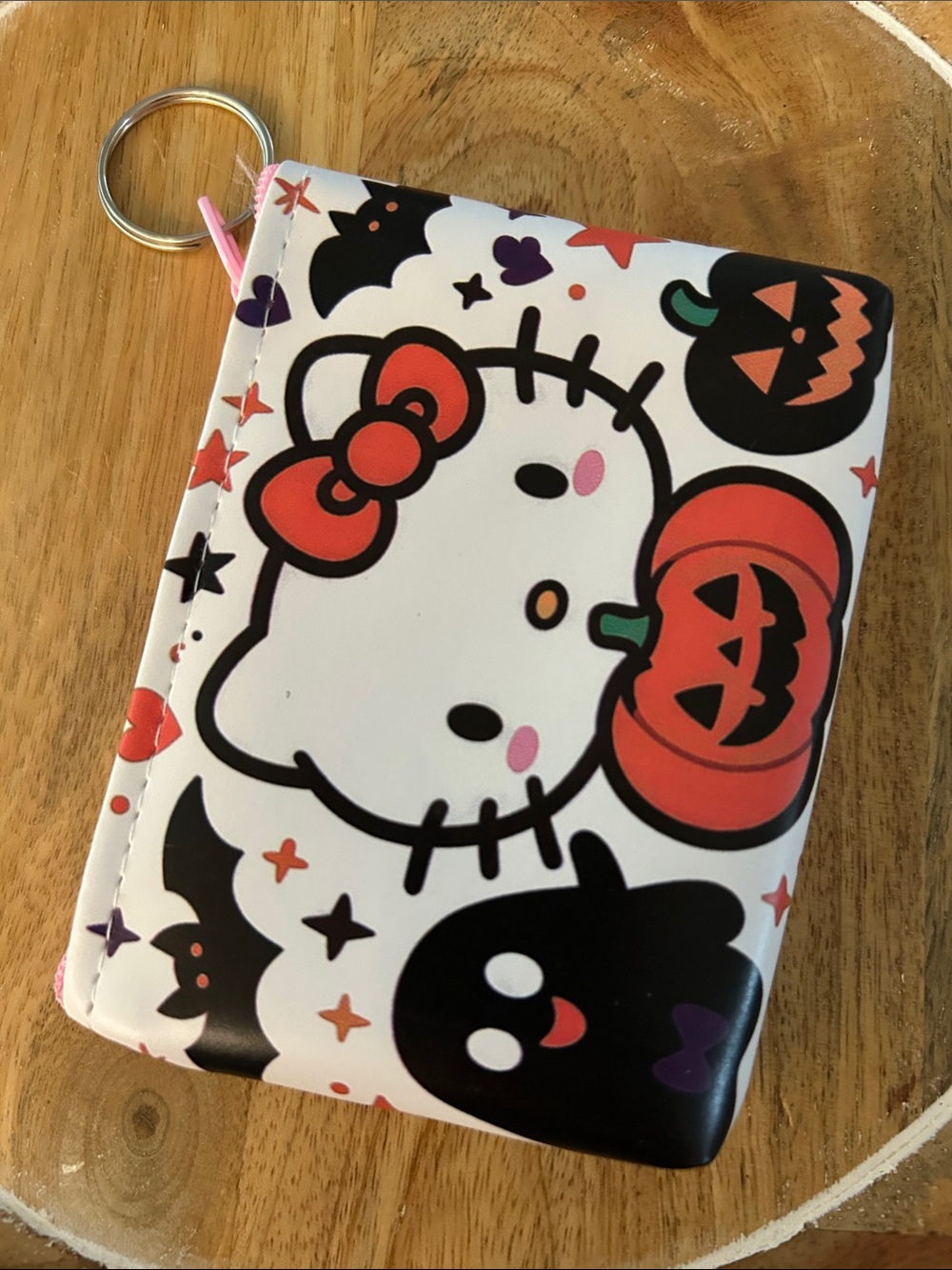 Hello Kitty Halloween Coin Purse NEW pumpkins goodies bats ID holder